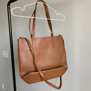Henny + Lev VEGAN LEATHER 2-IN-1 EVERYDAY TOTE